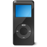 iPod Black Icon 96x96 png